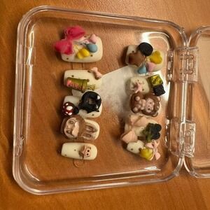 3D Clay‎ Kawaii Press On Nails Handmade Cartoon Animals Characters